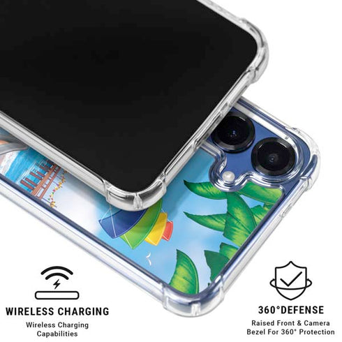 Looney Tunes Beach Galaxy S25 Clear Case